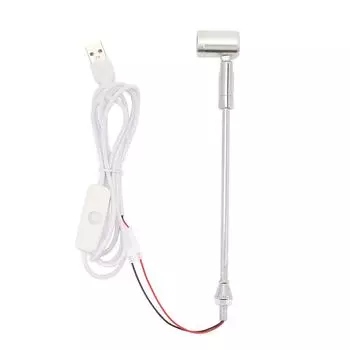 Светодиодный небольшой прожектор с питанием от USB, алюминиевый сплав, поворот на 180 градусов, энергосберегающий, долгий срок службы для искусства