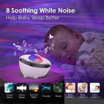 Светодиодный ночник для дома, спальни, декора, проектор Galaxy Star, Bluetooth-динамик, белый шум, прикроватная лампа, настольная лампа для детей