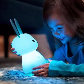 Светодиодный ночник Luz Nocturna Infantil Nachtlampje Voor Kinderen, лампа для спальни, сенсорный датчик, декор комнаты, милый подарок для детей белый