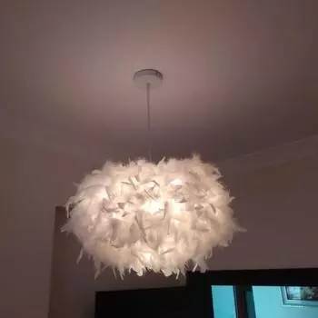 Светодиодный подвесной светильник Mordern Feather, люстра для гостиной, спальни, ресторана, потолочный светильник, подвесной светильник для внутреннего освещения