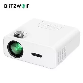 Светодиодный проектор BlitzWolf® BW-V5Max Система Android 9.0 Автофокус Физическое разрешение 1080P 9000 люмен 6D-коррекция трапецеидальных искажений Поддержка боковой проекции