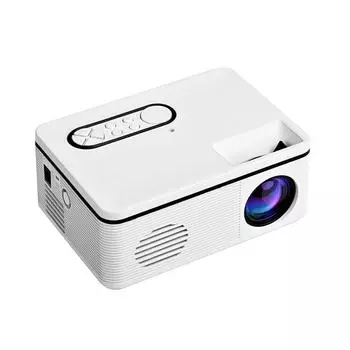 Светодиодный проектор Ramidos H88 3D 1080P с поддержкой Haut-Parleur TF HDMI USB Мини-медиаплеер One Size белый