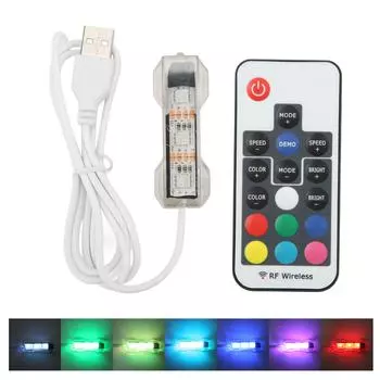 Светодиодный светильник для аквариума Micro Landscape Fish Tank Remote Control Light для средних и маленьких аквариумов с