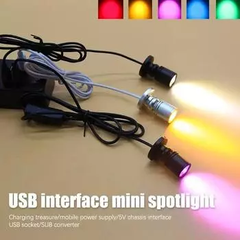Светодиодный USB 5 В 3 Вт светодиодный точечный светильник для поверхностного монтажа на витрину для шкафа, ювелирный светильник с вращающимся углом, потолочный мини-точечный светильник