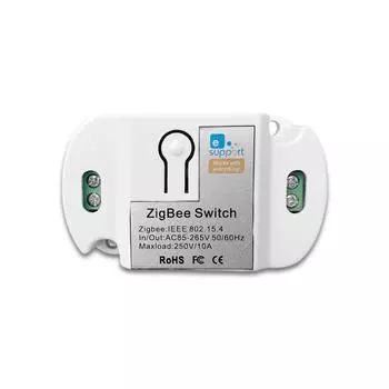 Световой вентилятор ZigBee, модуль потолочного светильника, приложение для мобильного телефона, голосовое управление, водонагреватель, ABS, 200 Вт, нагрузка переменного тока, 85-265 В, интеллектуальные поставки