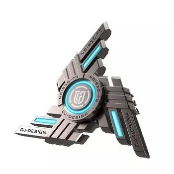 Светящийся спиннер Fidget Spinner Tornado Metal R188 Advanced Hand Finger Bear Blade Shuriken, популярные корейские головоломки