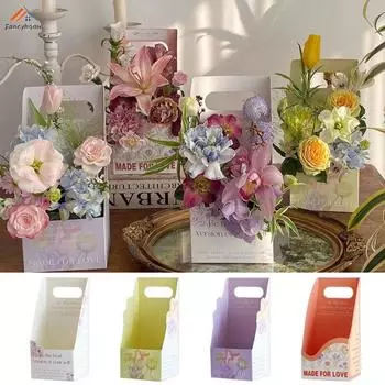 Свежие цветы Цветочная коробка DIY Цветочная сумка Креативная коробка с цветами