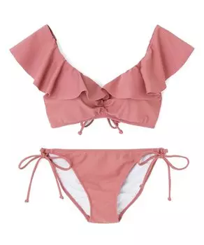Swimsuit Bikini Set Light and comfortable to wear Wire Bikini Pink [Sanai Paradise] [Easy Swimsuit] 55-53-2-1582 розовый