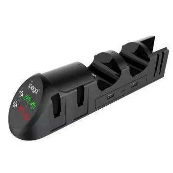 Switch Joy Con Controller Charger Dock Stand Station Holder для многофункциональной игровой док-станции для зарядки Package:6*5.4*27cm чёрный