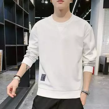 Свитер мужской весенний тренд Handsome Ins мужской весенний и осенний топ M белый