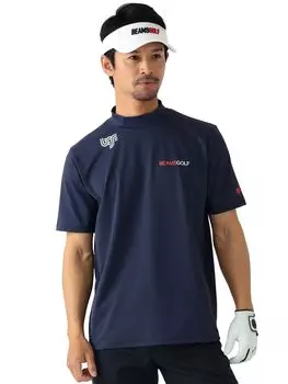 Свитшот ORANGE LABEL US Series Mock Neck Shirt NAVY M 82030153803 [Beams Golf] S/S для мужчин тёмно-синий
