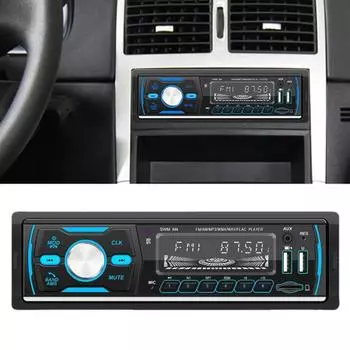 SWM-M4 Прочный автомобильный радиоприемник AUX Вход Черный MP3 Музыка чёрный