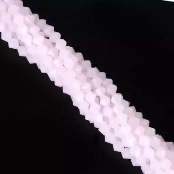 Свободные бусины для рукоделия, хрустальное стекло, граненые DIY браслет, ожерелье, бусины-разделители для изготовления ювелирных изделий, биконус, натуральный 4 мм, 110 шт.