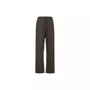Свободные спортивные штаны Fear of God Essentials на флисовой подкладке с буквенным логотипом Брюки унисекс Off-Black FOG-FW22-417 XL