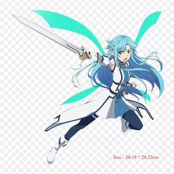 Sword Art Online Асуна Ало Асуна Кирито железные нашивки для одежды, наклейки с аппликациями на одежду, термочувствительная нашивка на заказ