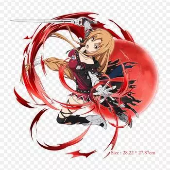 Sword Art Online Tales Of The Rays Tales Of The Rays Асуна Железные нашивки для одежды Аппликации Наклейки на одежду Термочувствительная нашивка на заказ