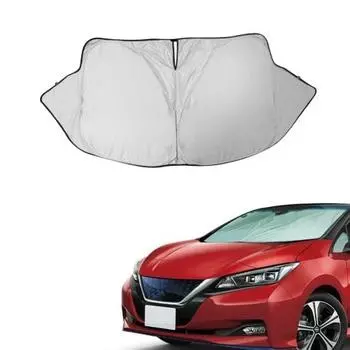 SXCY Nissan Leaf ZE1 Sunshade Windshield Sun Shade UV Protection Shade Insulation UV Protection Easy Installation Foldable Storage Bag Included Custom