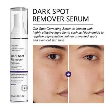 Сыворотка Bright Face Dot Стоп Веснушки Бальзам Увлажняющая и Отбеливающая Сыворотка с Отбеливающей Пустырником Дубильной Дамасской Розой 50 мл One Size белый