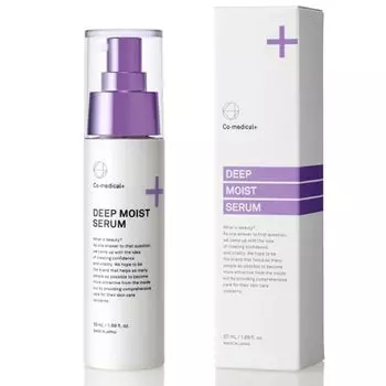 Сыворотка Deep Moist Serum Содержит липосомальные косметические ингредиенты 50 мл Успокаивает и увлажняет кожу Для гладкой и упругой кожи Ингредиенты проникают в