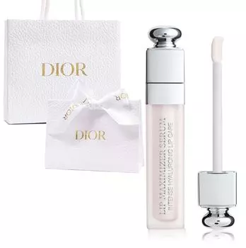 Сыворотка для увеличения объема губ DIOR Addict (#000 Универсальный прозрачный) Сыворотка для губ с шоппером.