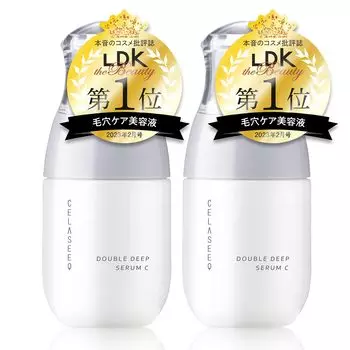 Сыворотка с витамином С CELASEEQ Double Deep Serum C Weakly Low High 30 г [поры кислотные, раздражение, проникновение] (2 бутылки)