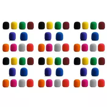 T0# 10pcs Microphone Foam Professional Studio Windscreen Mic Sponge Cover Cap