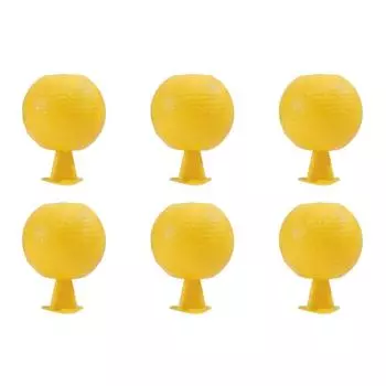 T0# Fruit Fly Traps Sticky Traps Citrus Shaped for Indoor Outdoor (A)