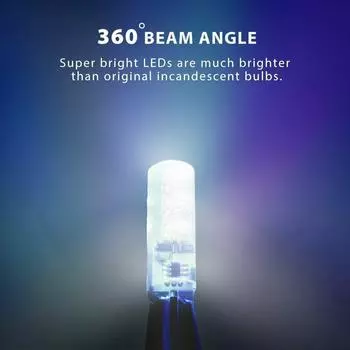 T10 W5w 194 168 5050 Купольный светильник Festoon Side Led SilicaGel LED Пульт дистанционного управления Лампа RGB Лампочки Индикатор ширины 1set
