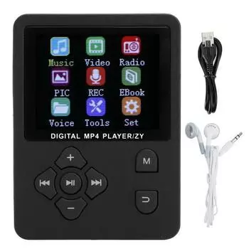 T2 Портативный цифровой диктофон HiFi MP4 музыкальный плеер FM-радио со слотом для карты