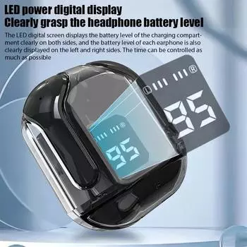 T6 TWS Беспроводные Bluetooth 5.0 ENC Спортивные игровые гарнитуры Шумоподавление микрофон стерео наушники со светодиодным дисплеем наушники розовый