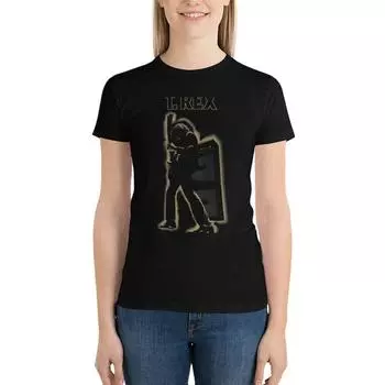 T Rex - Футболка Marc Bolan Большие размеры Топы Эстетическая одежда Футболки Женская футболка S белый