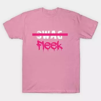 T Рубашка женщин Fleek Not Swag Harajuku Печать Кавайи Футболка Летний короткий рукав женский футболка Top Tee S
