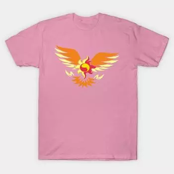 T Рубашка женщин Sunset Shimmer Pheonix Cutiemark Harajuku Печать Кавайи футболка Летний короткий рукав женский футболка Top Tee S