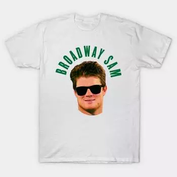 T Shirt Women Broadway Sam Darnold York Classic Jets Namath Harajuku Print Kawaii Tshirt Summer Short Sleeve Female T-Shirt Top Tee S розовый