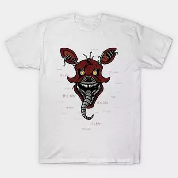 Футболка женщины Five Nights At Freddys Fnaf 4 Nightmare Foxy Harajuku Печать Кавайи Футболка Летний короткий рукав женский футболка Top Tee S