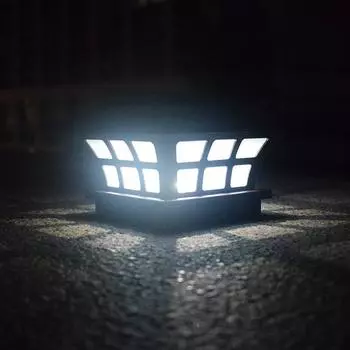 T-SUNRISE 1pc/2pc/4pcs Solar Fence Lamp Solar Light IP65 Outdoor Solar Lamp For Garden Path Square Decoration Landscape Lights white light