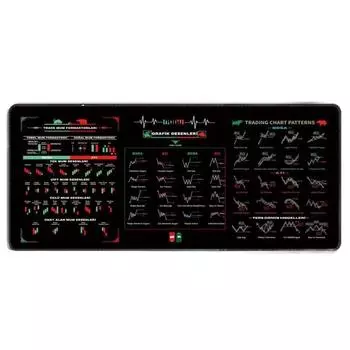 Table Keyboard Keyboard Mat Locking Edge Laptop Pads New Mouse Pad Investor Gift 30*60CM-Style 1