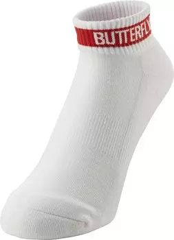Table Tennis Socks Revalis Socks Normal Length 92490 M [Butterfly] White/Red