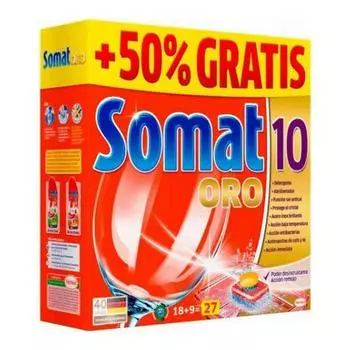 Таблетки для посудомоечных машин Somat (18 единиц)
