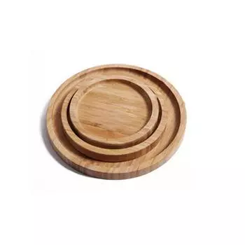 Tableware Fruit Plate Round Storage Pallet Serving Tray Candy Holder Dessert Dinner Plate Tea Tray 18x18cm-Round