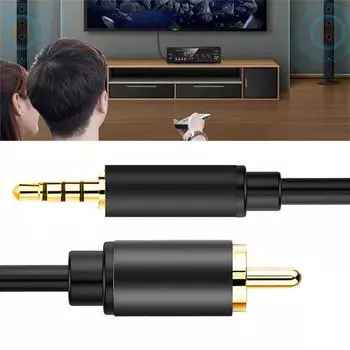 TAC512 цифровой коаксиальный аудиокабель 3,5 мм на RCA мужской коаксиальный кабель для домашнего кинотеатра для усилителей