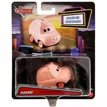 Тачки 2020 Mattel Diecast Mini Car Cine Park 1 Pack Hamm MATTEL CARS 1PACK HAMM Disney Pixar Disney PIXAR Movie Character Car 1:55 Серия Drive-in