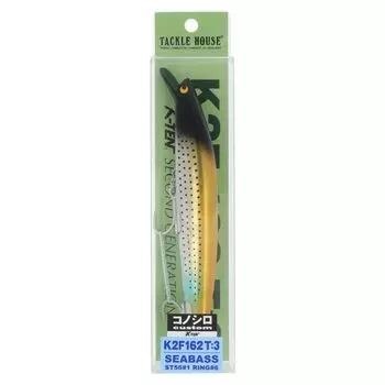 Tacklehouse Second Generation K2F 162mm 43g Black K-TEN T3 Head/Gold #KS1 K2F162T3