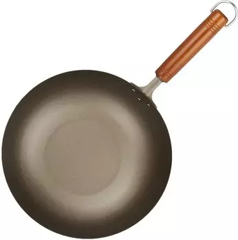 Tafuco Deep Frying For Gas Fire Pure Made in Japan AIT1230 Stir-Fry Pot, Pan, 30cm, Only, Titanium, Hasemoto,