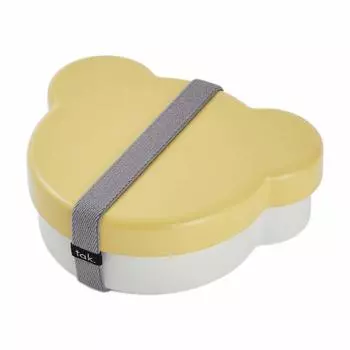 tak KIDS DISH Ланч-бокс Детский ланч-бокс Медведь Сделано в Японии x D12 x Желтый/Tak JTN-0170-YL Ш14,6 В4,8 см жёлтый