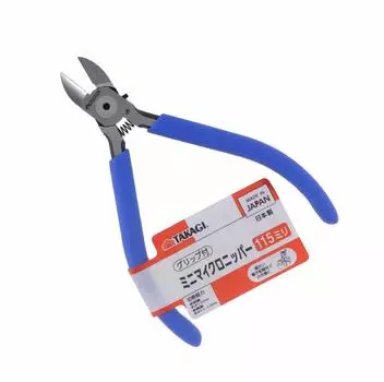 Takagi HOME MADE Mini Micro Nipper с рукояткой 115 мм работает, например, с тонкой электроникой в TAKAGI Nipper Tool Electrician Wire Cutter Guitar Copper Wire [Для