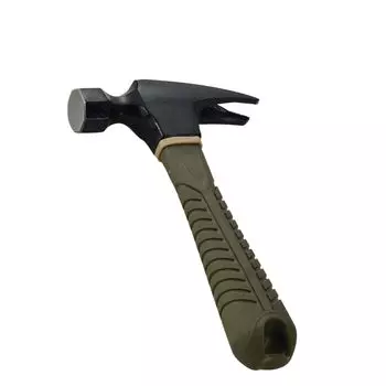 Takagi KANUCHI OUTDOOR Compact Peg Hammer Khaki Peg Driving Peg Removal Compatible with pegs up to 10mm diameter Easy to carry Short Small Tent Hammer
