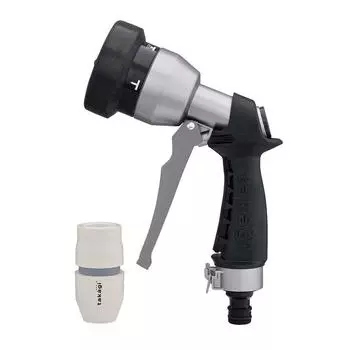 Takagi QF2008SK Watering Easy Connection Tough Gear Metal Regular Metal Stylish Nozzle, Nozzle, Hose, Nozzle, Monotone,