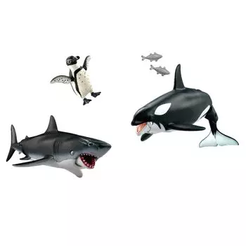 Takara Tomy Ania AA-02 Sea Creature Hunter Set Animal Dinosaur Toy Возраст 3+