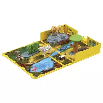 takara tomy Ania Ania иллюстрированная книга первое животное Savanna life набор животные динозавры игрушки 3 года и старше